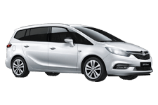 Van Rental Littlehampton - Vauxhall Zafira 5 + 2 - Minibus hire Littlehampton